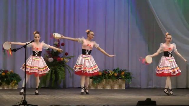 Танец Тарантелла - Фролова Анастасия, Курашкина Елена, Дусько Мария / Tarantella dance смотреть онлайн