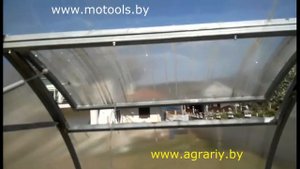 Установка газлифта на форточку. Теплица сибирская
