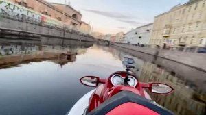 Рассвет с воды на Гидроцикле в центре Санкт-Петербурга