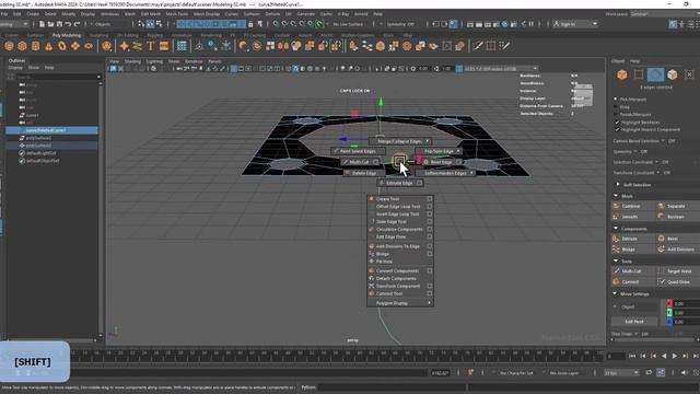 Autodesk Maya 2024: Basic Hardsurface Modeling Tutorial