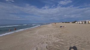 Крым Лазурный берег Коса Беляус поселок Золотой Крым Что не понравилось в Ялте октябрь 2020
