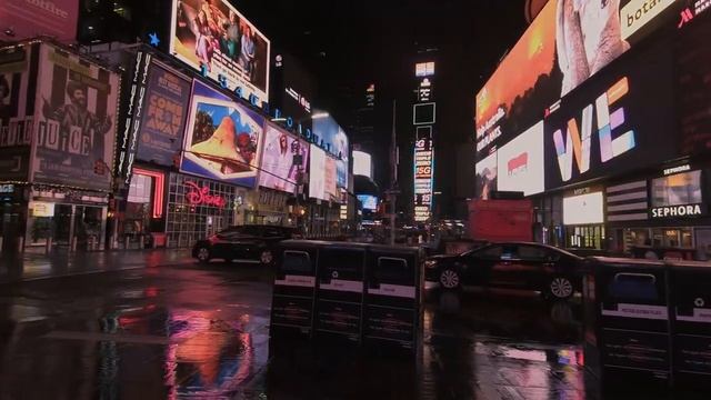 Нью Йорк 3 часа ночи - Манхэтан  2023 / NYC 3 a.m. Rain - Manhattan, New York
