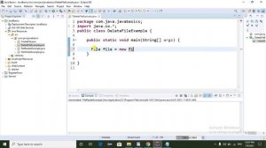 How to delete file from disk using java@JavaBasicsjavabasics