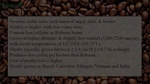 What is the Difference between Arabica & Robusta Coffee Beans - NatureLoC Youtube