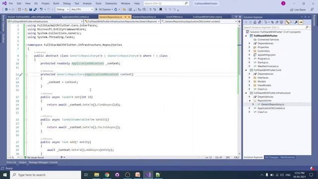 Repository pattern and unit of work with entity framework in asp.net core