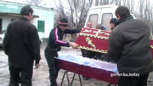 Прощание с маленьким жителем Углегорска