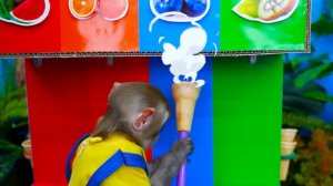 KiKi Monkey help Naughty Baby experience Pop It Toilet | KUDO ANIMAL KIKI