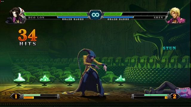 The King of Fighters XIII Duo Lon Stun Death Combo смотреть онлайн