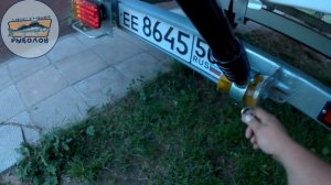 доработка лодочного прицепа и упора лодочного мотора