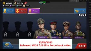 World Conqueror 4 preview new update Elite Force Game Guardian