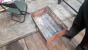 РЕШЕТКА ДЛЯ МАНГАЛА СВОИМИ РУКАМИ. САМЫЙ ДЕШЕВЫЙ ВАРИАНТ.