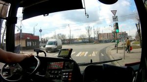 Рабочие будни водителя...снова на 637 маршруте...обзор кабины автобуса