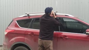 Простейший способ погрузки каяка на авто