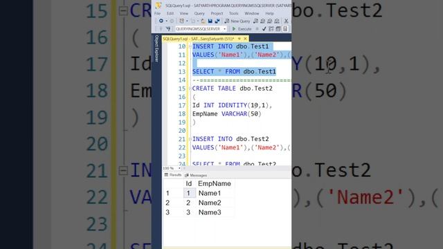 IDENTITY COLUMN IN NUTSHELL  | SQL SERVER | ??