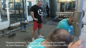 Тренировка Александра Фёдорова и Ивана Солнцева (чемпион мира по жиму). Часть 2.