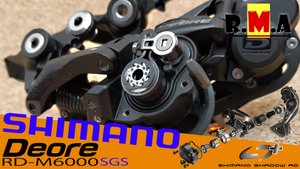 SHIMANO DEORE RD-M6000 SGS (10 speed) - rear derailleur