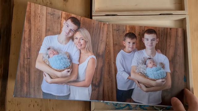 Фотосъемка новорожденного Фотокнига 20x20