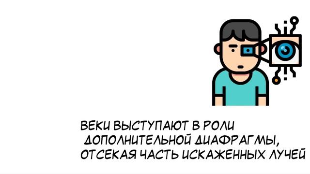 Почему если прищуриться видно лучше?