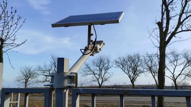 Автономное уличное освещение на солнечной панели | Autonomous street lighting on solar panel