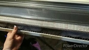 Платье на вязальной машине ч. 3