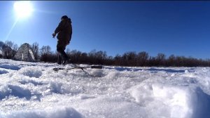 Ловля карася со льда зимой на Дону!! Рыбалка 2021, зимняя рыбалка на карася на мормышку на мотыля!