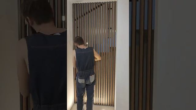 монтаж реечной перегородки. смотреть онлайн