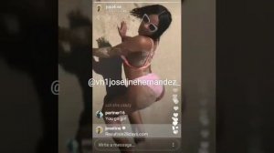 Joseline on live twerking