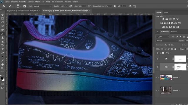 Glow Effect | Photoshop Neon Effect | Photoshop Tutorial | On Sneaker смотреть онлайн
