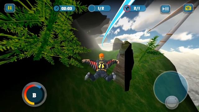 Wingsuit Simulator 3D - Skydiving Game (Gameplay) смотреть онлайн