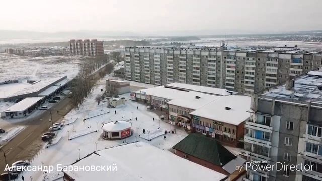 Шелехов с птичьего полёта. 1-4 микрорайон