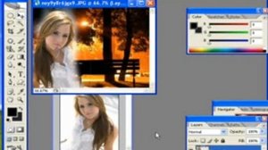 how to mix pic in photoshop كيفية دمج الصور بالفوتوشوب