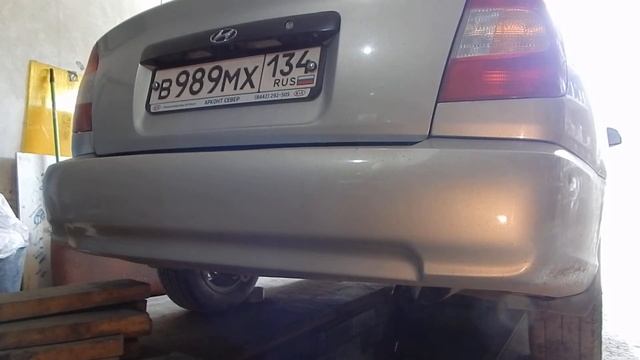 выпускная система стингер на хендай акцент