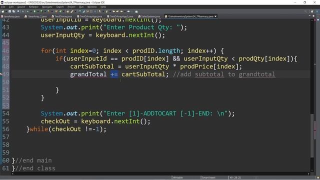 Java Array Tutorial #20?SALES INVENTORY PROGRAM |1D ARRAYS | Tagalog | English | Filipino | 2021 смотреть онлайн