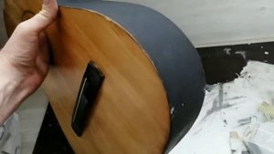 Ремонт семиструнной советской шиховской гитары,покраска корпуса, часть 4