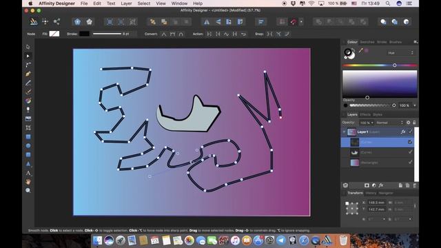 Affinity Designer. ОБЗОР програми и функций.
