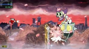 Speedrun Cuphead. Играет FullProtect. Прохождение за 38 минут 58 секунд. #speedrun #cuphead