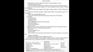 Венгерский язык Урок 22 - "Mit csinál - что делает. Текст - Magyar óra"