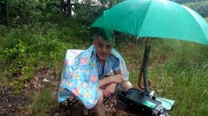 Укороченный вертикал на удочке, с удлиняющей катушкой Первые испытания на 40м Радиосвязь на КВ EW8O