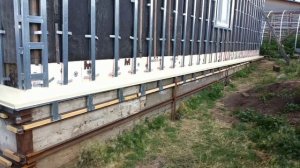 Монтаж каркаса под сайдинг тимберблок от ЮПласт