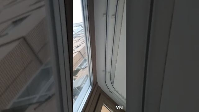 Установка профиля типа кс в эркерное окно .. гнем по собственным эскизам после замера