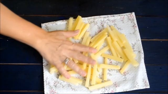 Картофель фри в духовке без масла — видео рецепт