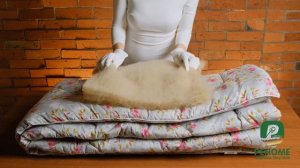 Обзор одеяло овечья шерсть в полиэстере. Отзывы.