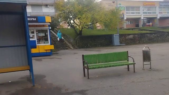 Поездка на красивом, покрашенном троллейбусе по маршруту № 4 (Азот - Фолюш). Борт 128. Часть 1. смотреть онлайн