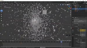 система частиц в блендер 2.8 урок туториал