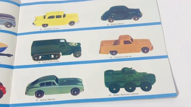 Vintage 1959 Lesney Matchbox Yesteryear Diecast Car Catalog Flip Through