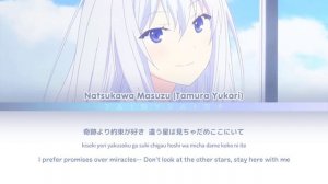 Tamura Yukari (Natsukawa Matsuza) - W:WONDERTALE Color Coded Lyrics Kan/Rom/Eng