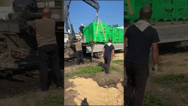 Отзыв о доставке и разгрузке газобетонных блоков Поритеп компанией Блок Сток 04.08.23 смотреть онлайн