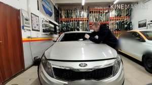 Замена лобового стекла на Киа Оптима. Замена, ремонт, установка автомобильных стекол в Москве