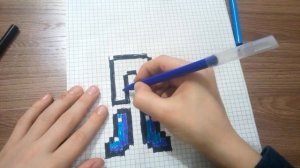 РИСУНКИ ПО КЛЕТОЧКАМ #3 АЛМАЗНАЯ БРОНЯ