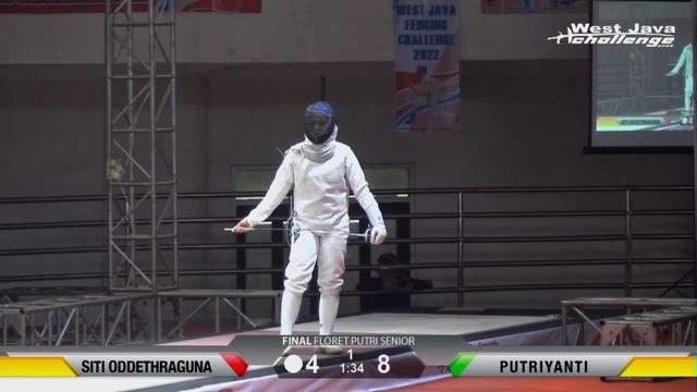 Fencing Indonesia West Java Challenge 2022 Senior Final Foil PI смотреть онлайн